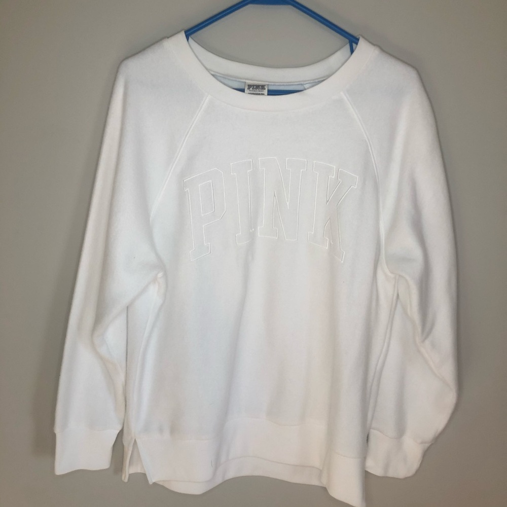 White Fleece Sweater